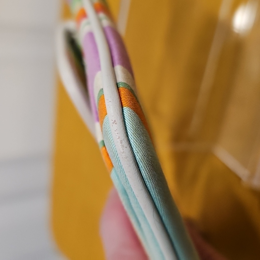 Coach Hampton Multicolor Stripe Large Wristlet - EUC - Picture 12 of 12
